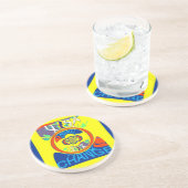 USA Changeカラフル:フェスティバルデザインアートプリント コースター (側面)