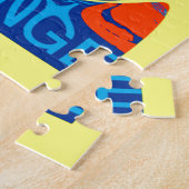 USA Changeカラフル:フェスティバルデザイン ジグソーパズル (側面)