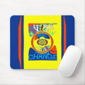 USA Changeカラフル:フェスティバルデザイン マウスパッド (マウス)