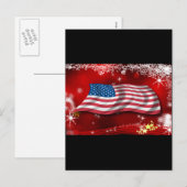 USA Christmas シーズンポストカード (正面/裏面)
