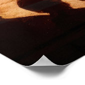 USA Constitution With Flag and Fireworks ポスター (角)