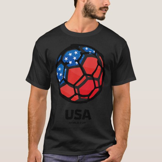 USA Country Flag Tシャツ (正面)