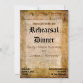 USA Declaration Independence Amazing Parchment 招待状 (正面)