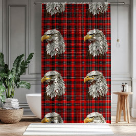 USA Eagle Curtain Celebrate Freedom Every Day シャワーカーテン