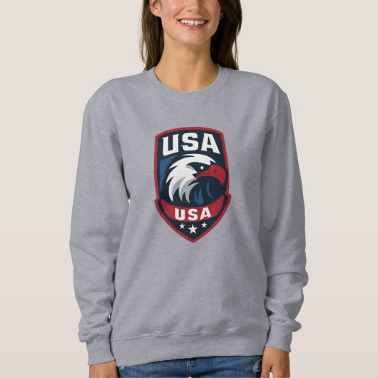 USA Eagle Sports Crest スウェットシャツ (正面)