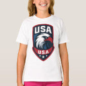USA Eagle Sports Crest Tシャツ (正面)