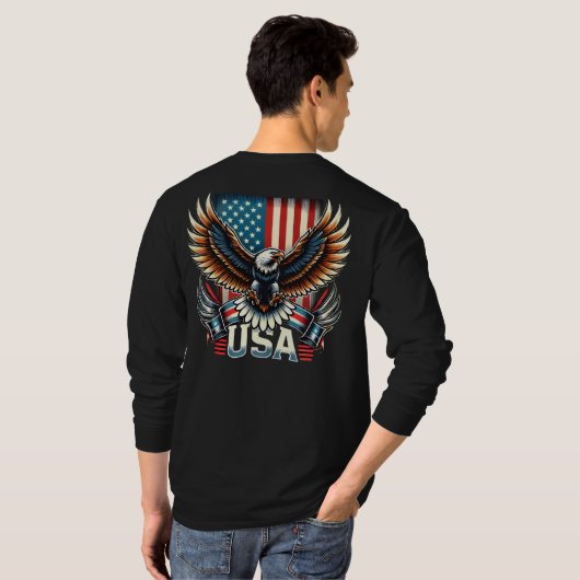 USA EAGLE Tシャツ (裏面フル)
