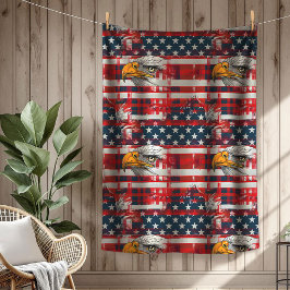 USA Eagle Throw Celebrate Freedom in Cozy Style フリースブランケット