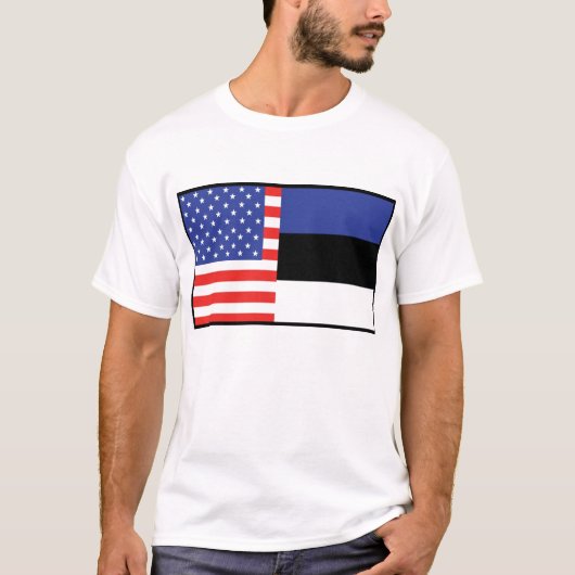 USA/Estonia Tシャツ (正面)