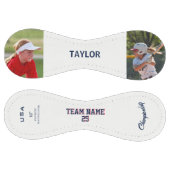 USA États-Unis Bleu Rouge Blanc 2 photos ソフトボール (パネル)