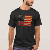 USA Faded Flag Premium Tシャツ (正面)