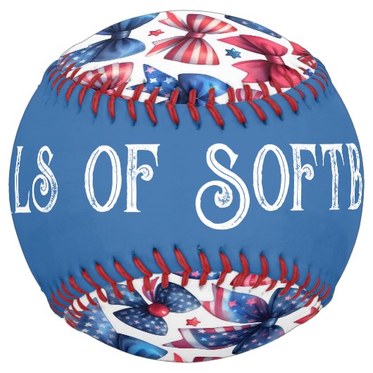 USA Field Day Bows (customize) ソフトボール (裏面)