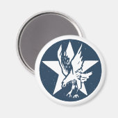 USA Fighting Squadron Insignia マグネット (正面/裏面)