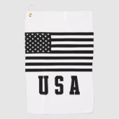 USA Flag  ゴルフタオル (正面)