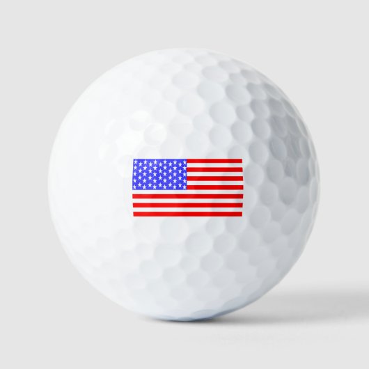 USA Flag ゴルフボール (正面)