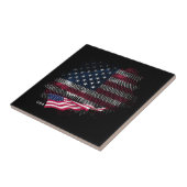 USA flag タイル (側面)