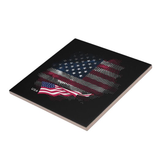 USA flag タイル (側面)