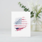 USA flag ポストカード (スタンド正面)