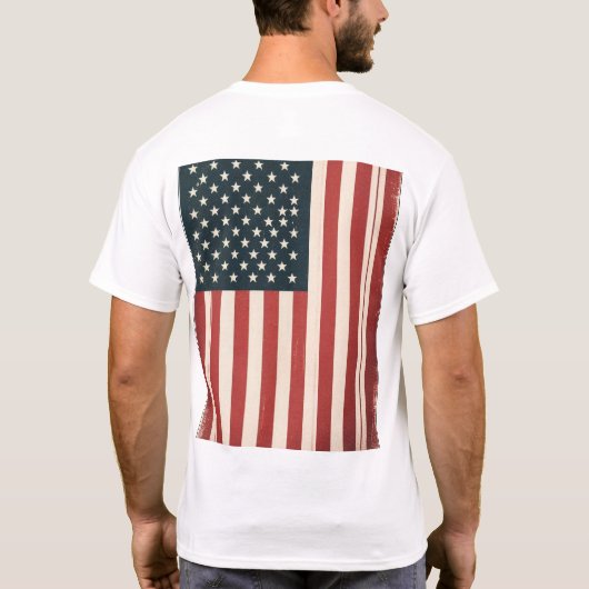 USA Flag 2 Tシャツ (裏面)