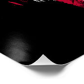 USA Flag And American Bald Eagle Grunge ポスター (コーナー)