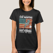 USA Flag auto body painter car painter accessories Tシャツ (正面)