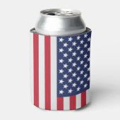 USA Flag Beverage Cooler – American Bald Eagle 缶クーラー (缶正面)