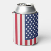 USA Flag Beverage Cooler – American Bald Eagle 缶クーラー (缶裏面)
