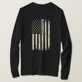 USA Flag Blacksmithing Proud American Blacksmith  Tシャツ (デザイン正面)
