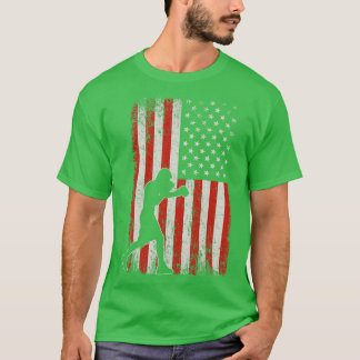 USA Flag Boxing Tシャツ
