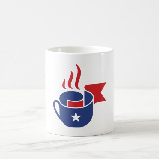 USA Flag Coffee Cup Patriotic Ceramic Mug コーヒーマグカップ (中央)