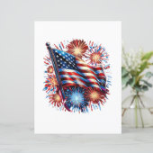 USA Flag Fireworks Patriotic (スタンド正面)