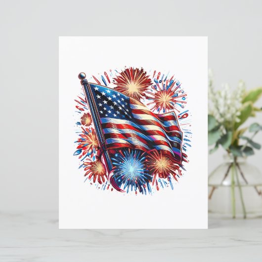 USA Flag Fireworks Patriotic (スタンド正面)