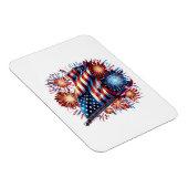 USA Flag Fireworks Patriotic マグネット (右側)
