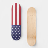 USA flag, flag of USA スケートボード (正面)
