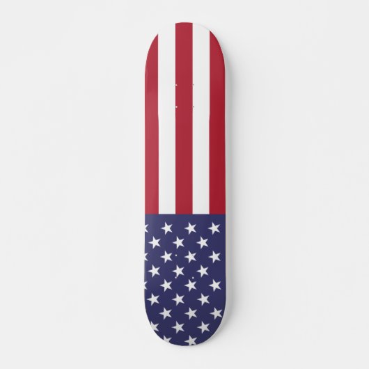 USA flag, flag of USA スケートボード (正面)