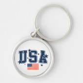 USA Flag Keychain キーホルダー (正面)