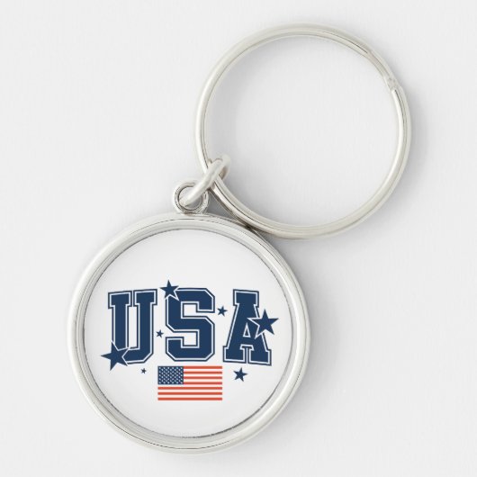 USA Flag Keychain キーホルダー (正面)