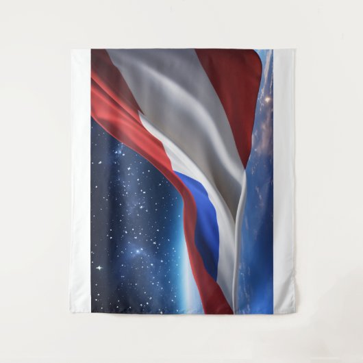 USA Flag Logo Large Tapestry タペストリー (正面)