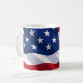 USA Flag Mug コーヒーマグカップ (正面左)