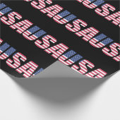 USA Flag Pattern Gift Wrapping Paper - Stars  ラッピングペーパー (角)
