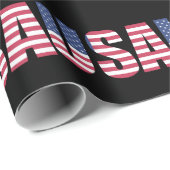 USA Flag Pattern Gift Wrapping Paper - Stars  ラッピングペーパー (ロールコーナー)