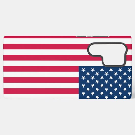 USA Flag Samsung Galaxyケース (裏面横)