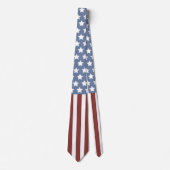 USA Flag Stars and Stripes Tie ネクタイ (正面)