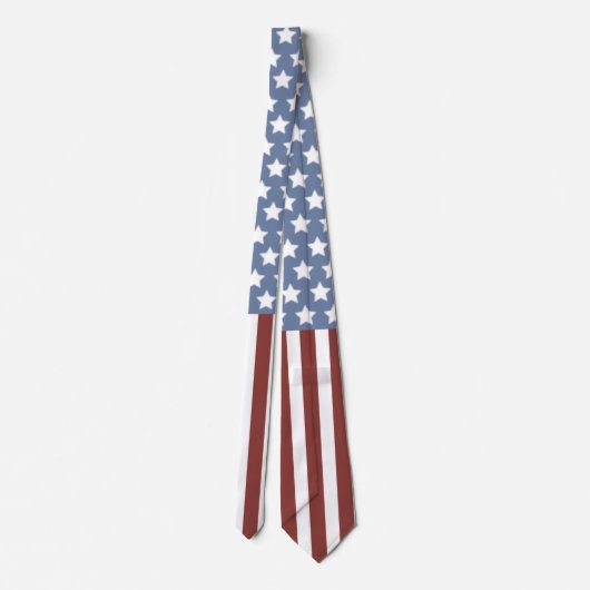 USA Flag Stars and Stripes Tie ネクタイ (裏面)