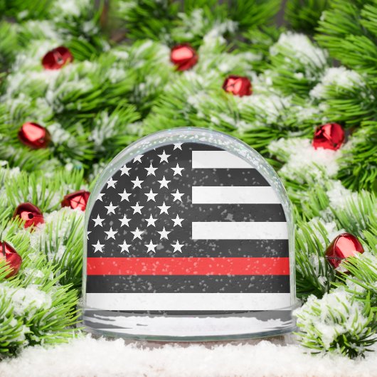 USA Flag Thin Red Line Symbolic Memorial on a (クリスマス)