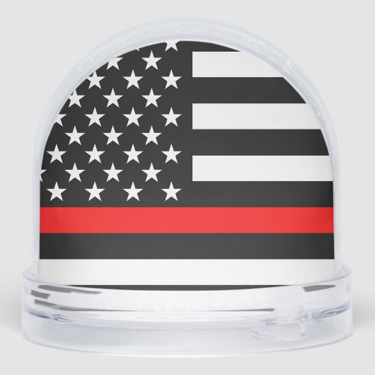 USA Flag Thin Red Line Symbolic Memorial on a (裏面)