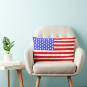 USA Flag Totally Printed ランバークッション (椅子)