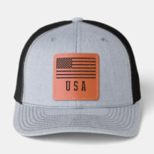 USA Flag Trucker Hat, Patriotic American Cap