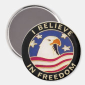 USA FREEDOMロッカー磁石，冷蔵庫 マグネット (正面/裏面)