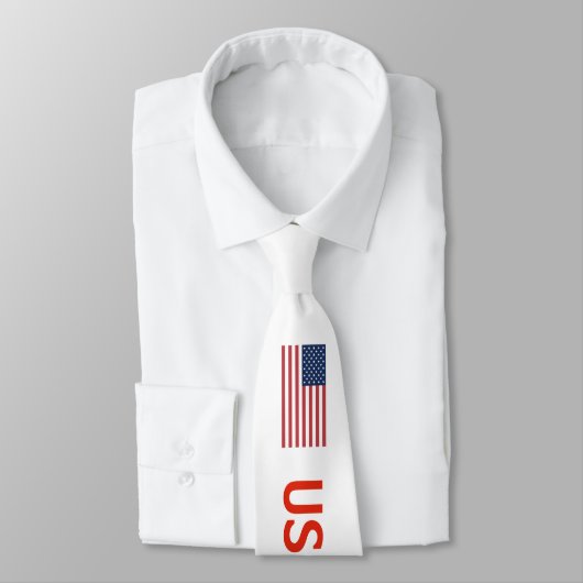 USA Freedom Patriotic Stripes Stars Old Glory Blue ネクタイ (タイ)